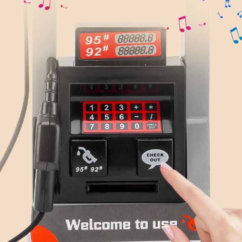 1 Set Realistic Miniature Model Playset With Roadblocks Interactive Educational Toy Diy Simulation Gas Station Toys