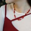 SORA Dot Dots Necklace(red)
