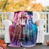 Harley Quinn Theme Printed Blanket - Perfect for Couch, Bed, Travel & Outdoor Use | Machine Washable, Cozy & Durable.