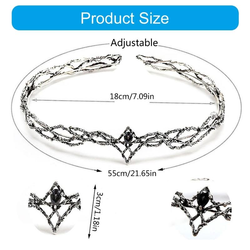 Fashion Elven King Crowns with Stylish Diamonds Adjustables Size Elegant Designs for Parties and Weddings Decoration