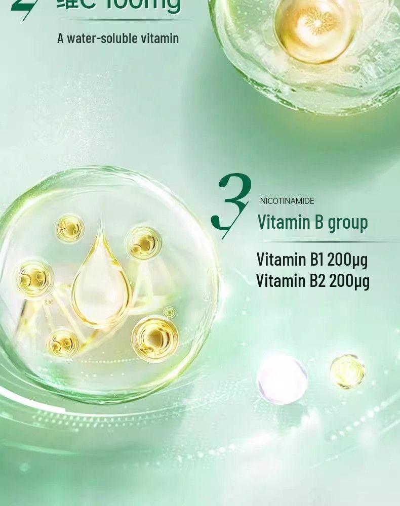Ren. Apple-Flavored Tablets with Vitamin C & Niacinamide - 60 Count, Genuine Product