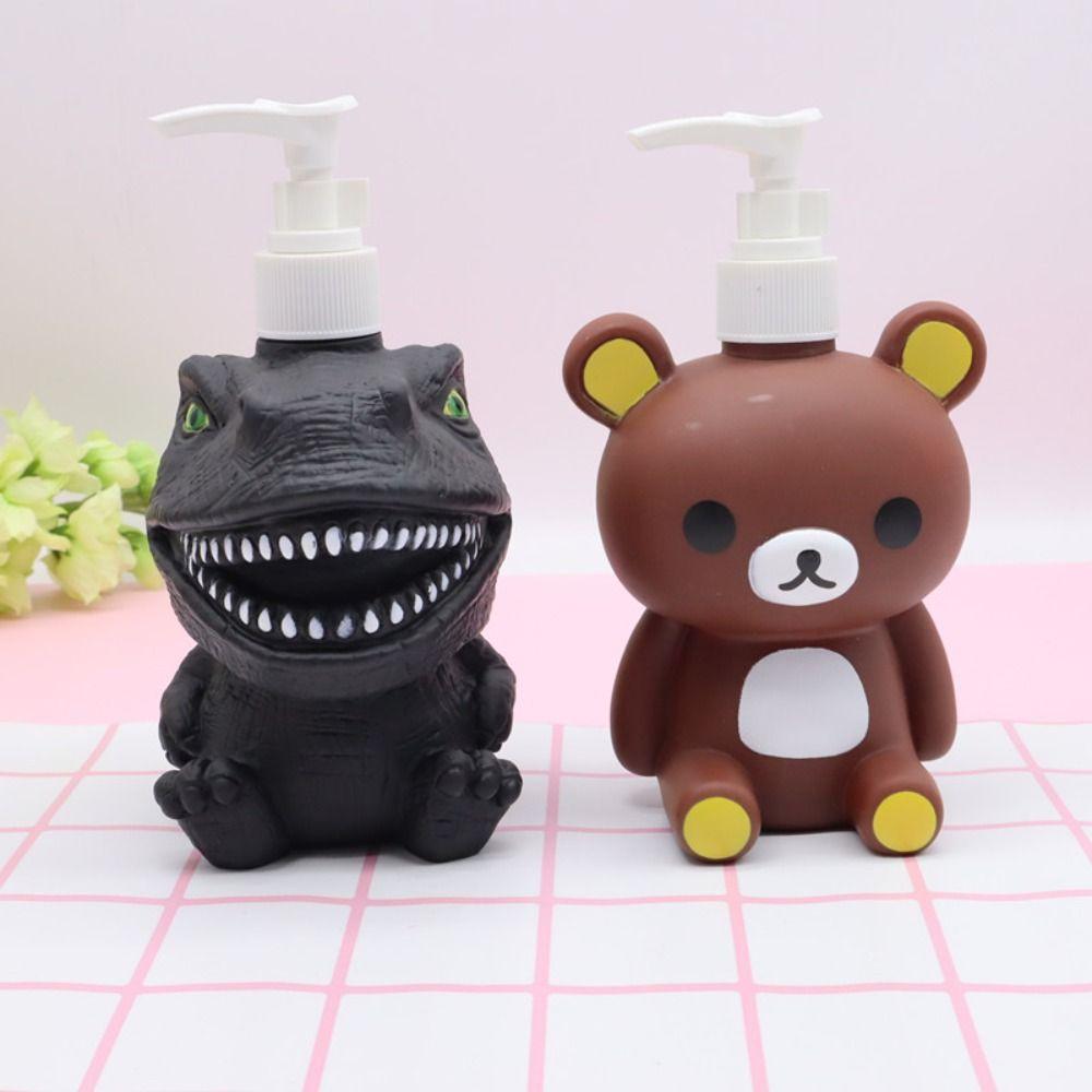 Cute Cartoon Empty Pump Bottle Sub-Bottling Lotion Containers Portable Soap Dispenser  Travel