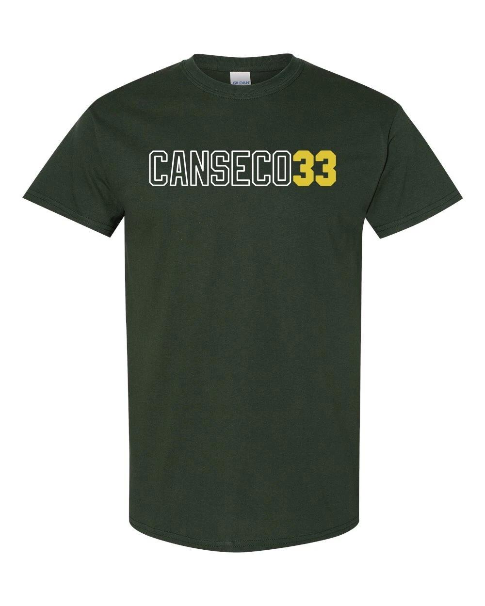 

OAKLAND Имя и номер Canseco #33 Унисекс Футболка S-XL БЕСПЛАТНАЯ ДОСТАВКА! L