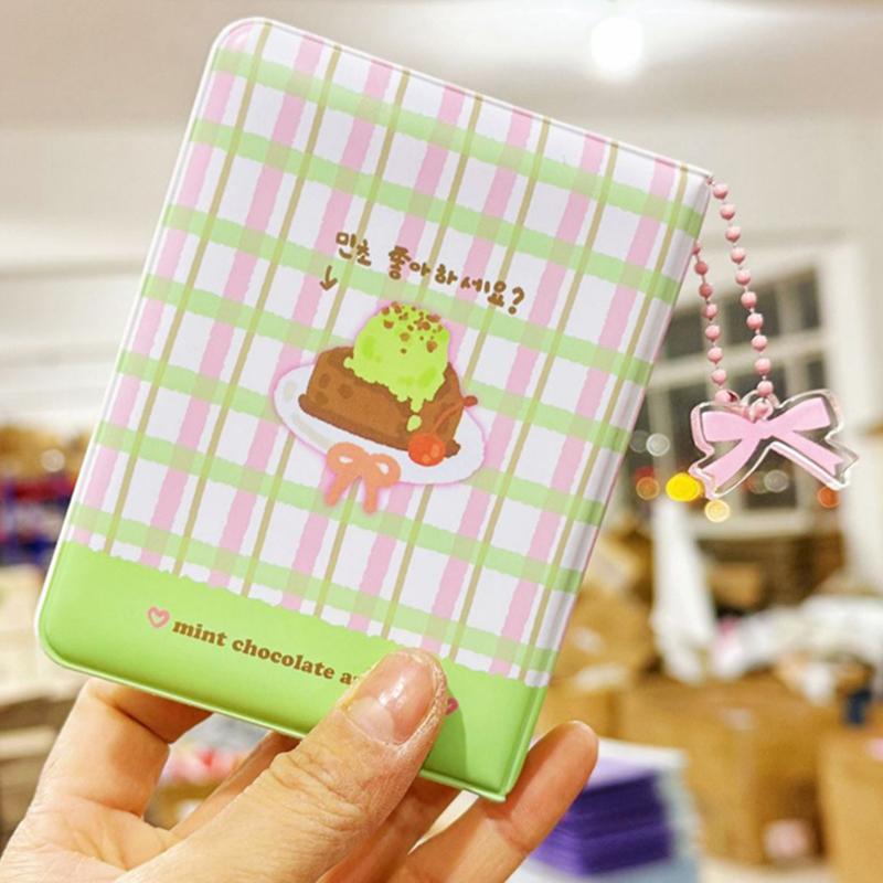 1 Adet Mini 3 İnç Aşk Albümü Fotoğraf Fotoğraf Kartı Tutucu Kpop Fotoğraf Albümü İdol Ciltleyici Fotoğraf Kartı Tutucu Kart Koleksiyon Kitabı