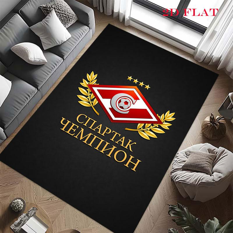Spartak Moscow Battle Carpet Rug for Living Room Bedroom Home Sofa Decoration,Kids play Nonslip Floor Mat