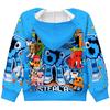 Kids Boys Girls Steal a Brainrot 67 Printed Long Sleeves Zipper Hooded Jacket Coat