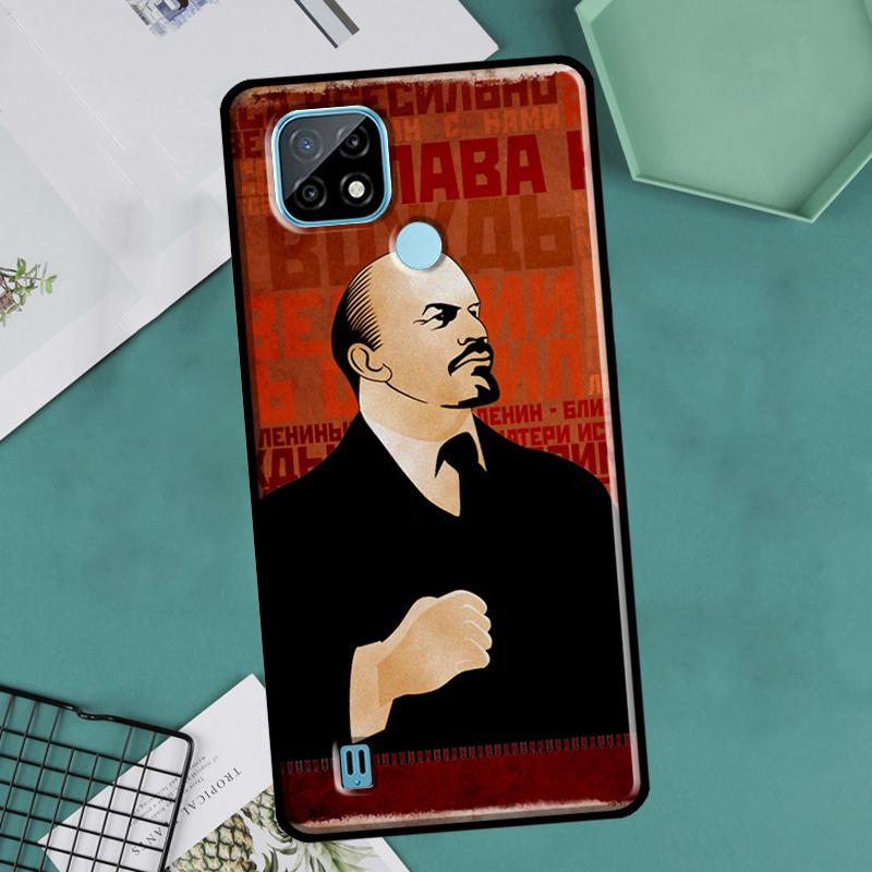 Lenin Soviet Union Flag For Realme GT Neo 2 3 Master 8i 9i 8 9 Pro Plus C35 Case For OnePlus 9 10 Pro 9R 10R Nord2