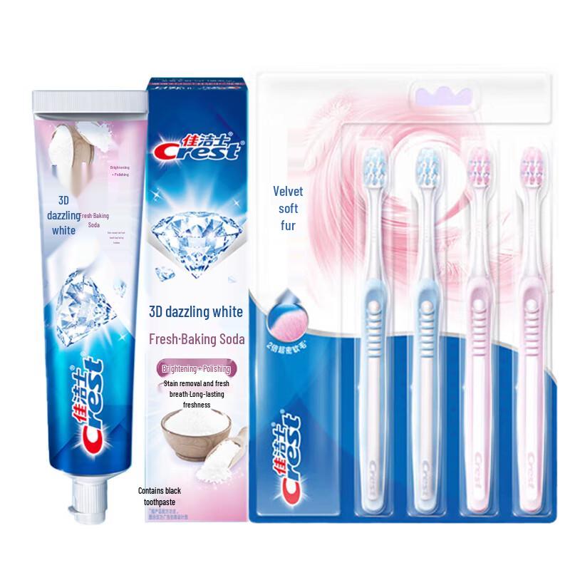 

Crest 3D White Toothpaste & Velvet Toothbrush Set