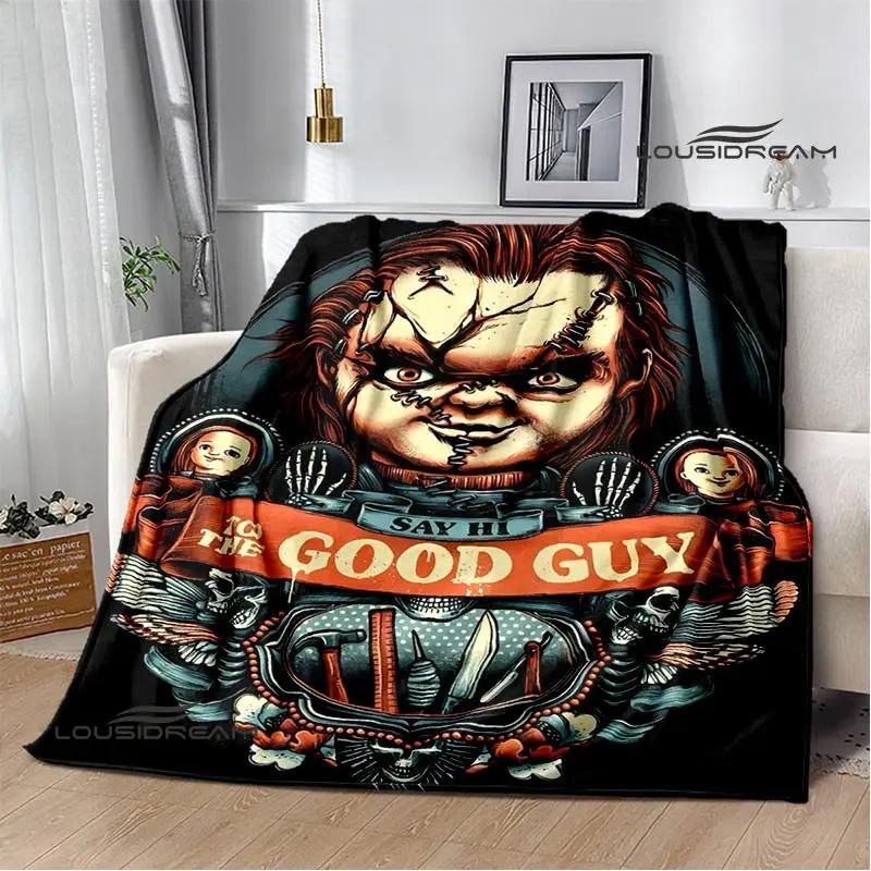 Horror movie Cult of Chucky Flange Warm blanket Soft and comfortable blanket picnic bed linings birthday gift
