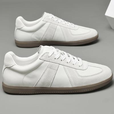 Echtes Leder Herren Freizeitschuhe Rutschfest Herren Weiße Sneaker Herren Bequem Tenis Masculino Freizeitspaziergang Outdoor-Schuhe