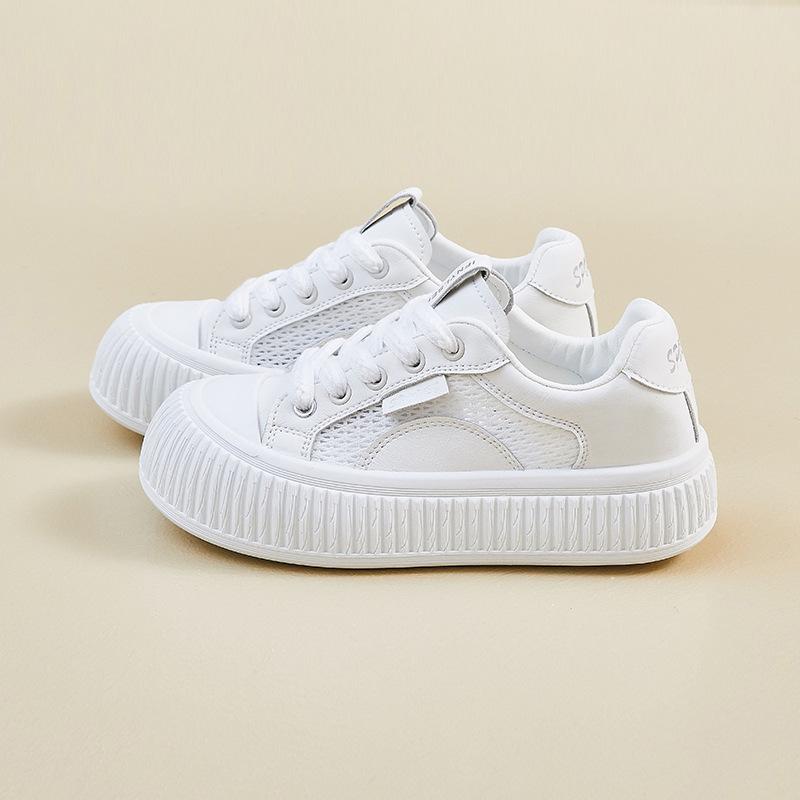 Women Shoes  Summer New Korean Version Student Mesh Breathable Heightening Casual Shoes Fashion Versatile Platform Sneakers