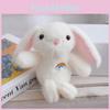 Plush Bunny Keychain With Pp Cotton Filling For Kids And Collectors
