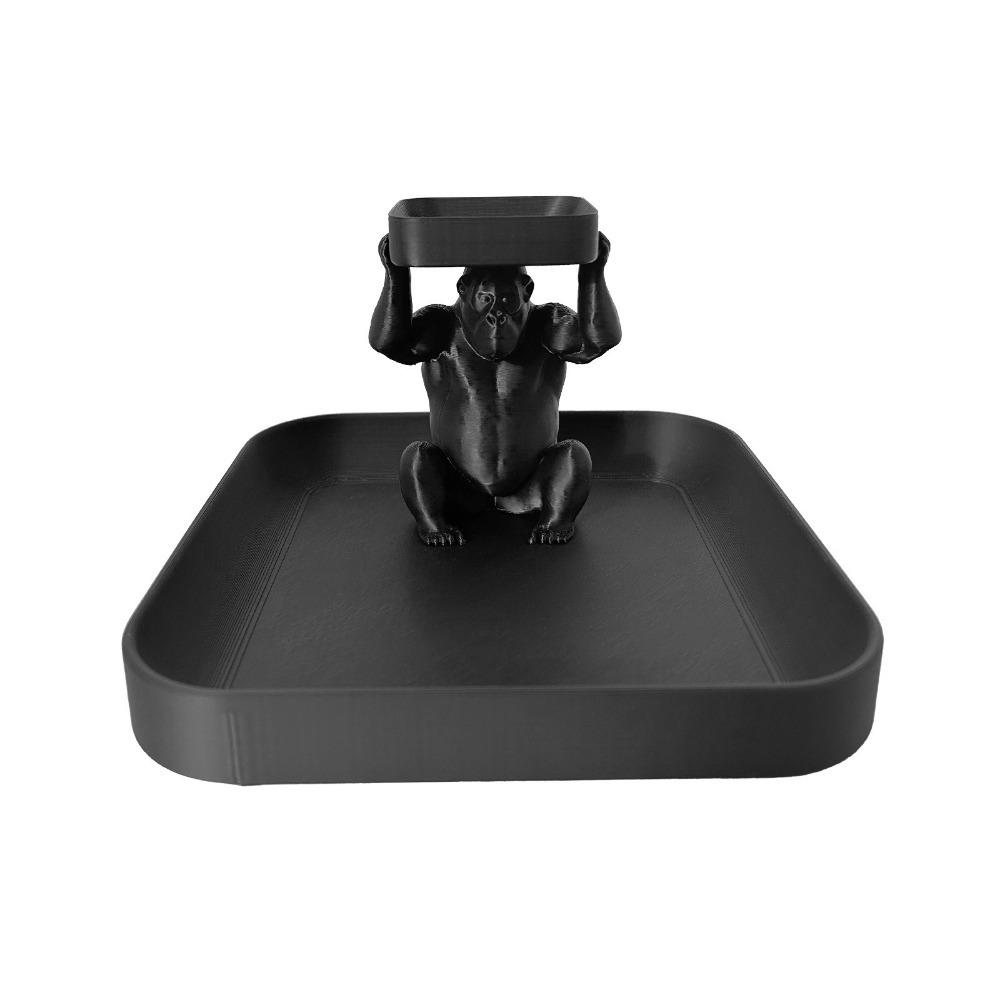 

Cute Gorilla Storage Tray Unique Jewelry Display Rack Practical Desktop Storage Box Entryway чёрный