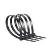 4.8*200/100pcs Factory Directly Supply High Quality Plastic Nylon Self-locking Cable Zip Ties