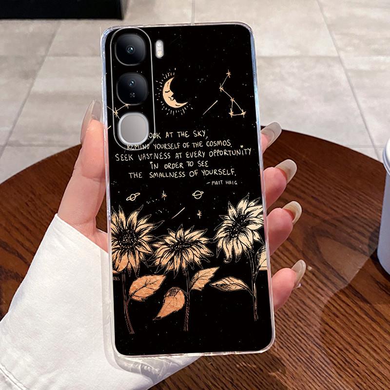 For Vivo V40 Lite (IDN) V2417 Soft TPU Back Cover For Vivo Y200 4G Cases For Vivo Y300 Clear Silicone Cute Rabbit Cat Phone Case