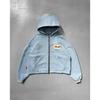 American Streetwear 3D Print Zip Y2K Hoodie Jacket Men Women