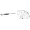 Oval Skimmer Stainless Steel Filter Mesh Oil Pot Food Filter Cookware Colander Fried Filter Kitchen Strainer Baking Cooking Tool for Home Kitchen Use
