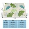 Blanket Ginkgo Leaves 1156 Leaves Nature Ginkgo Pattern Collection Coordinate Green Blue