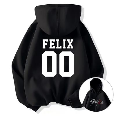 Heißer Vintage Grafikdruck Stray Kids Hoodie Damen Herren Lässig Hip Hop Streetwear Langarm Fleece Pullover Unisex Sweatshirts