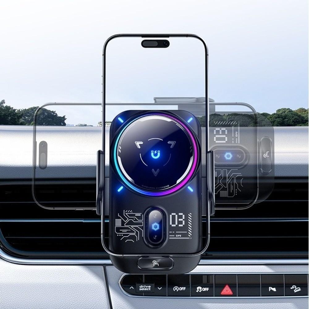 Magnetic Wireless Car Charger Fast Charging Auto Induction Wireless Charger Mobile Phone