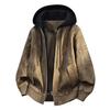 Men's Faux Two-Piece PU Leather Jacket: Windproof, Loose Fit, Youth Style for Autumn/Winter