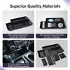 Middle Center Console Organizer Tray for Ford F150 2025 2025 2025 2025 2025 & Lightning XLT 2025-2025  Secret Pocket Lid Car Box