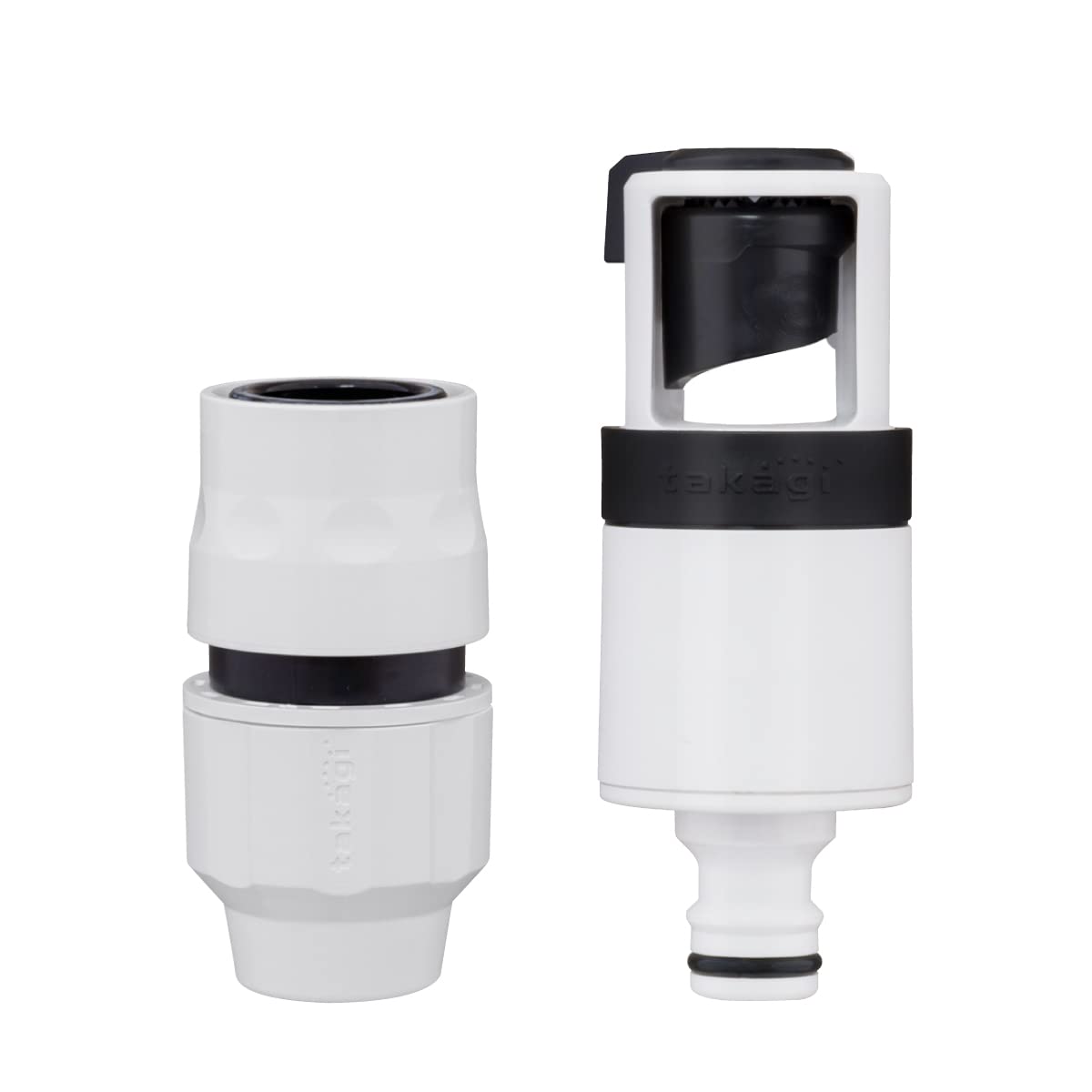 

Takagi Faucet Nipple Rakurock Faucet Adapter Set G5028WT Regular Hose Diameter Manufacturer White (WT) (Inner 12-15mm) [Reliable 2]