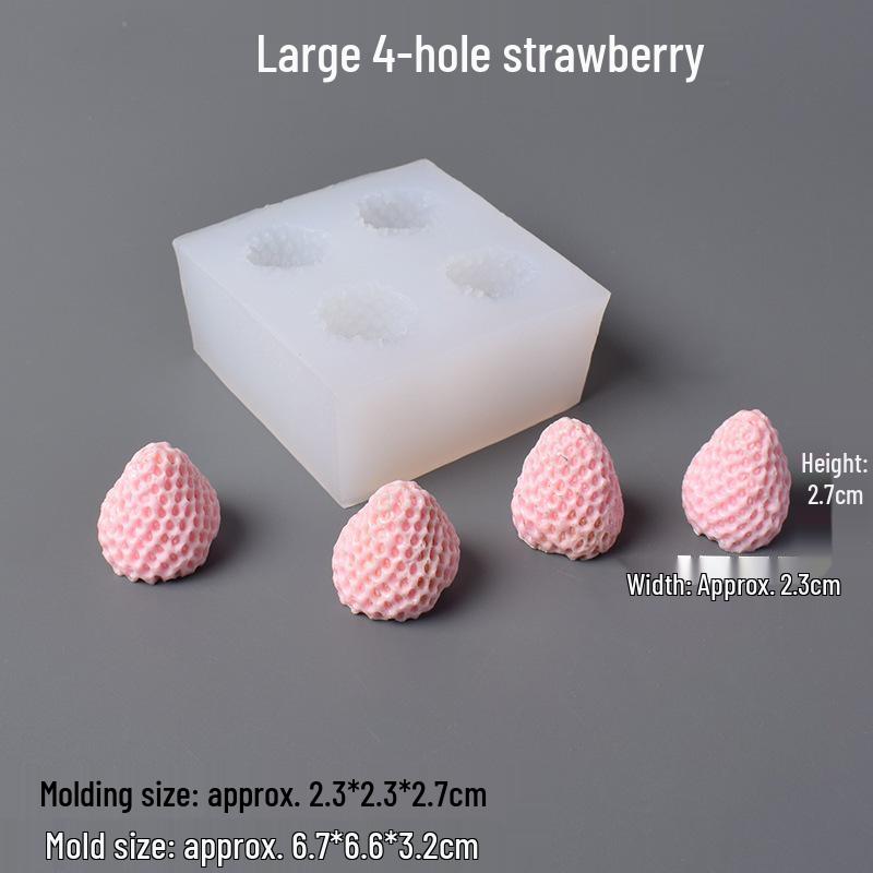 Strawberry Silicone Cake Mold for DIY Baking & Fondant Decoration