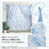 Disney Frozen Lace Curtains (157 Sizes Available), 100cm Wide x 78cm Long (Set of 2), SB-700-D, Custom Order, Heat Blocking, Washable, UV Protection