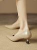 Fashion commuter comfortable versatile single shoes 2025 spring and summer new French temperament pointed head shallow mouth thin heel single sh