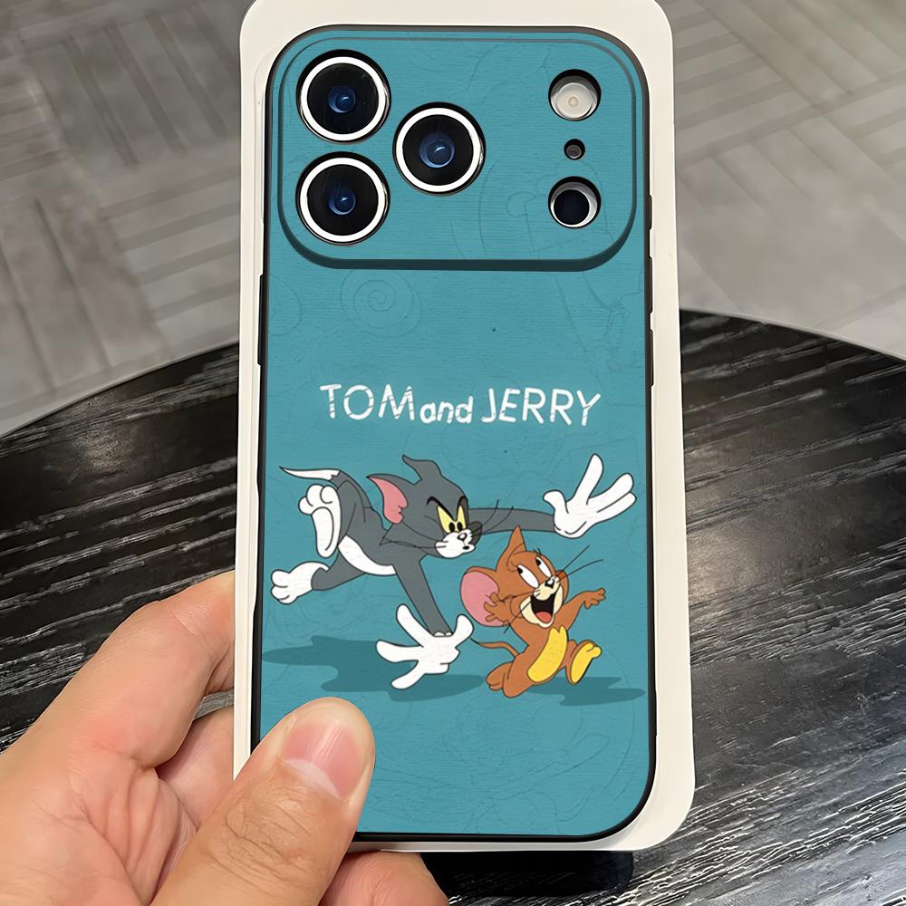 Cartoon T-toms J-jerrys Phone Case For IPhone 17 Pro Max 16 15 14 Pro Max 13 11 X Xs Xr 8 7Plus Silicone Cover