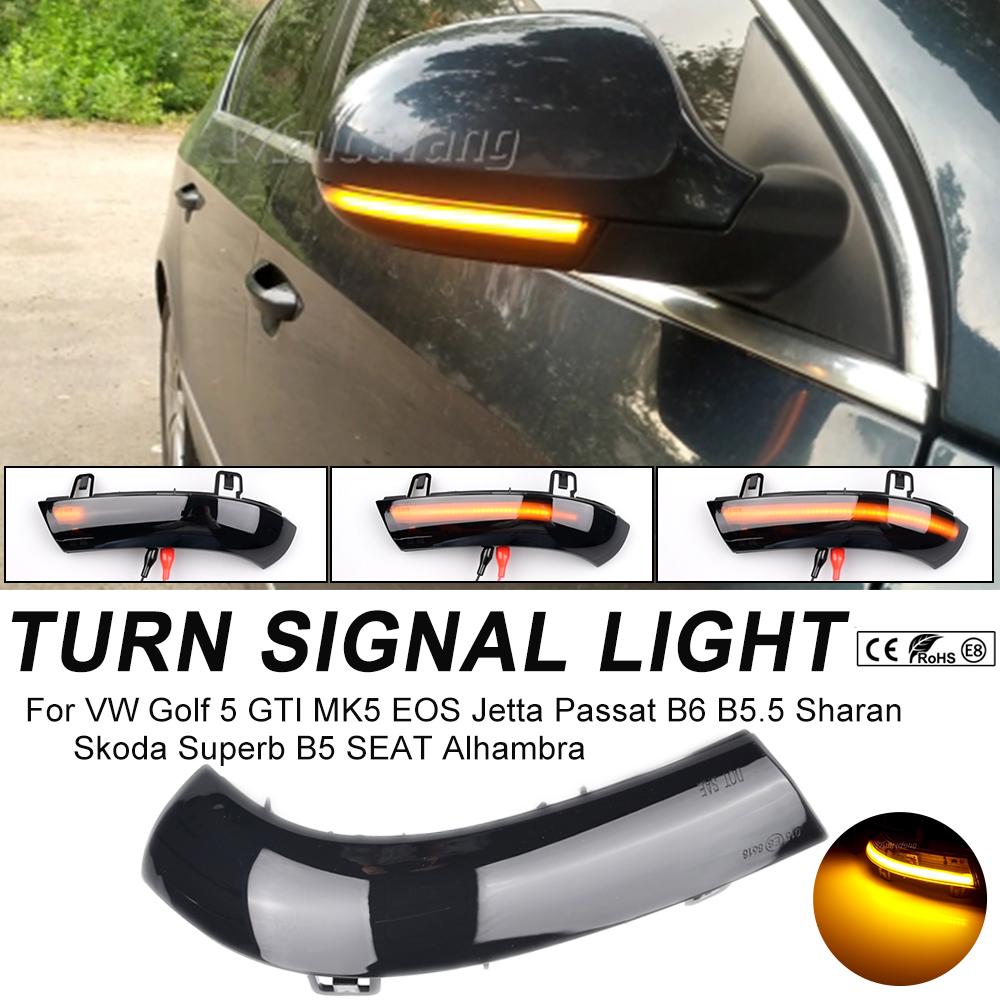 Dynamic Blinker Turn Signal LED for Volkswagen GOLF 5 GTI Plus MK5 Jetta Passat B6 B5.5 Variant EOS Sharan for VW Arrow Light