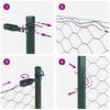 Ground Fix Welded Wire Fence 25 x 0.5 m (W x H)