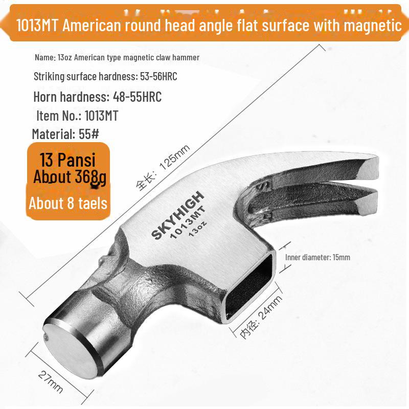 Australian & New Zealand High Carbon Steel Magnetic Claw Woodworking Hammer