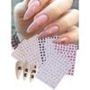 1pcs English Letter Nail Art Stickers, 3D Nail Decals DIY Nail Art Decorations, Nail Art Supplies