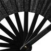 Large Folding Hand Fan Clacks Handheld Fan for Concerts Parties Festivals or Home Decorations
