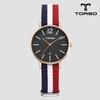 Toleuso T101F Doros Date Watch Women'S Nato Band Watch