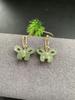 Hetian Jade Bow Earrings - Hanfu Accessories for Radiant Skin and Elevated Style