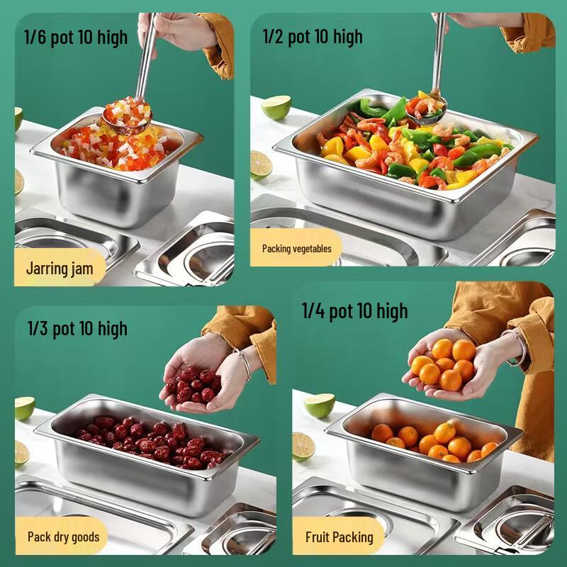 Chushan Hai 304 Stainless Steel Food Pan