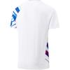 Li Ning Badminton Series Printed V-Neck Comfortable Breathable Versatile Short Sleeve Badminton Shirt Unisex Tops Standard-White AAYU225-2