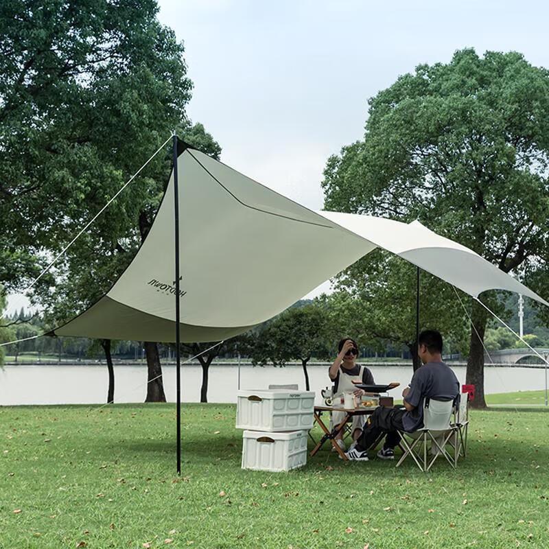 He Dawu Hexagonal Outdoor Sunshade Canopy