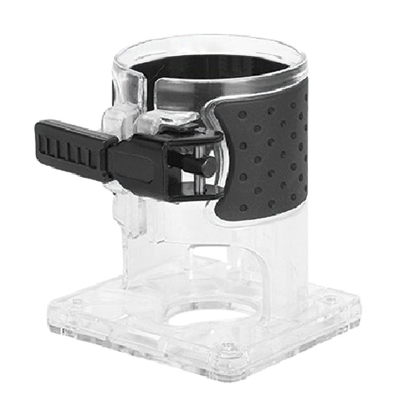 

Plunge Router Plastic Base Vacuum Cleaner Trimming Machine Base Bakelite Milling Woodworking Slotting Machine Dust Cover 1