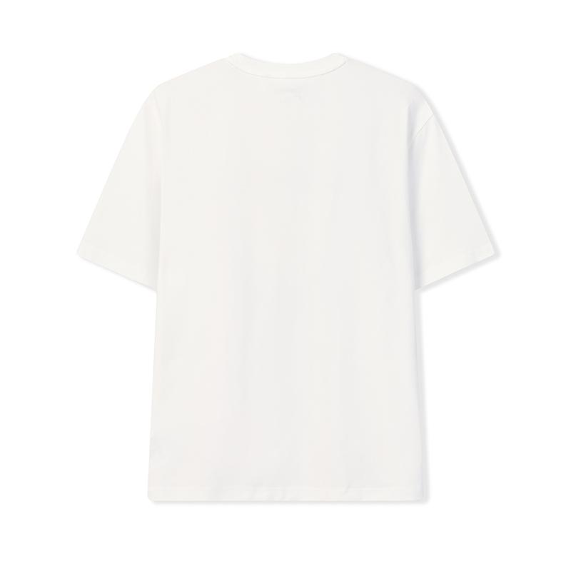 FILA Original Cool Feeling Antibacterial Loose Knit Short Sleeve T-Shirt Men tops F11M629105F-WT