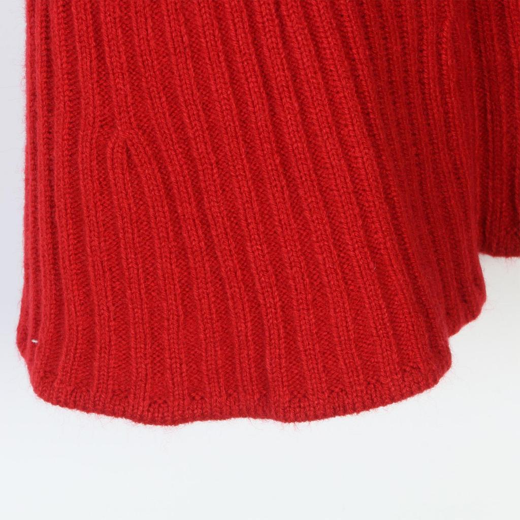 French S House: Red Bow Dress, Slim Fit, Round Neck, Short, Fashionable for Early Spring 2025 Annual Meeting