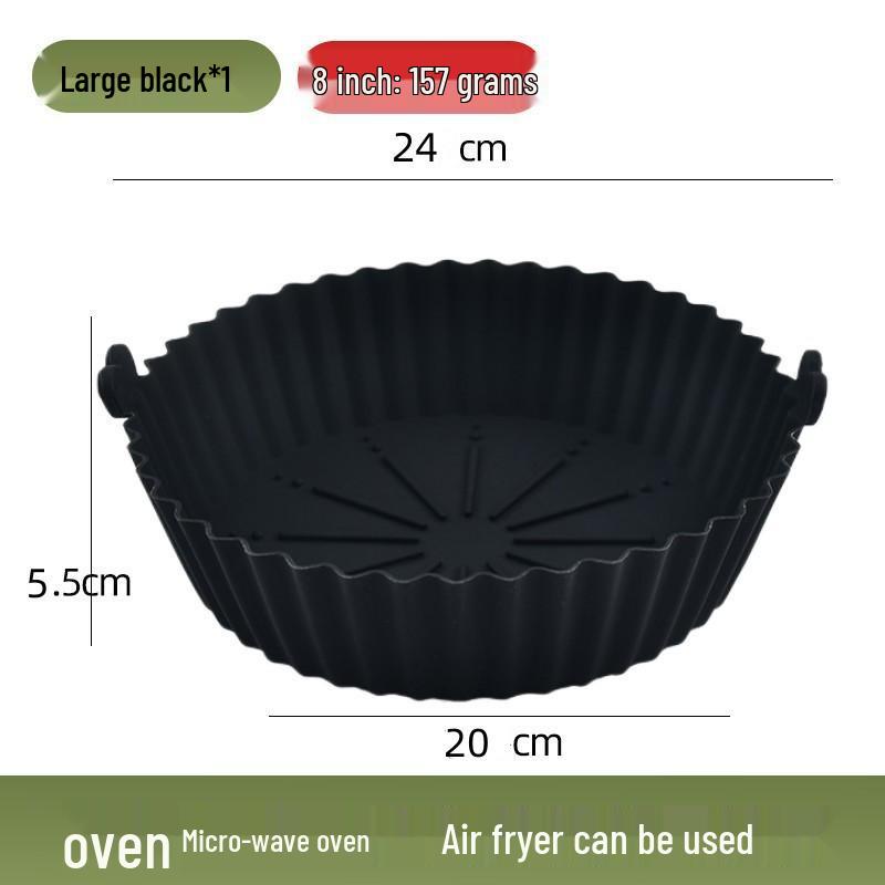 Silicone Air Fryer Mat: Heat-Resistant, Non-Stick Baking Mat for Round Pans