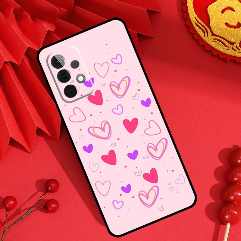 Heart Cartoon Girls Case For Samsung Galaxy M34 M54 M32 M52 M15 M11 M12 M13 M14 M06 M16 M36 M56 M31 M53 M35 M55