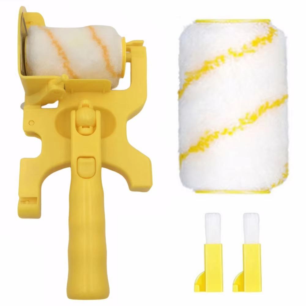 Clean-cut Edger Paint Edger Roller Brush Multifunctional Paint Edger Combo Kit  Interior Painting