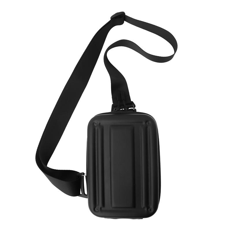 

Индивидуальная модная крутая маленькая квадратная сумка, модная сумка через плечо, мужская и женская сумка-мессенджер, нагрудная сумка, повседневная сумка для мобильного телефона чёрный