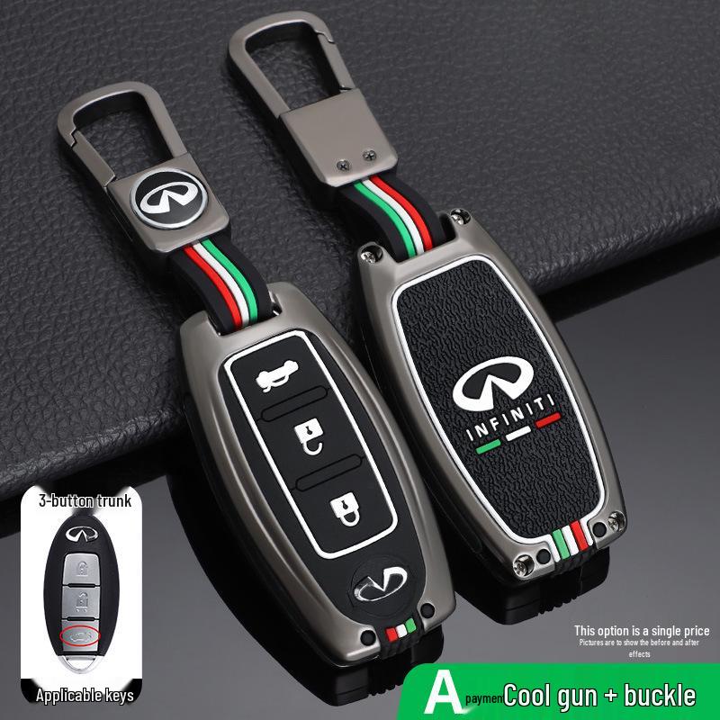 Infiniti Schlüsselhülle: Kompatibel mit Q50L, Q70, QX50, QX60, FX35 - Metallgehäuse & Schlüsseltasche