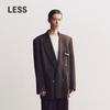 LESS 2025 Spring Lapel Long Suit Jacket